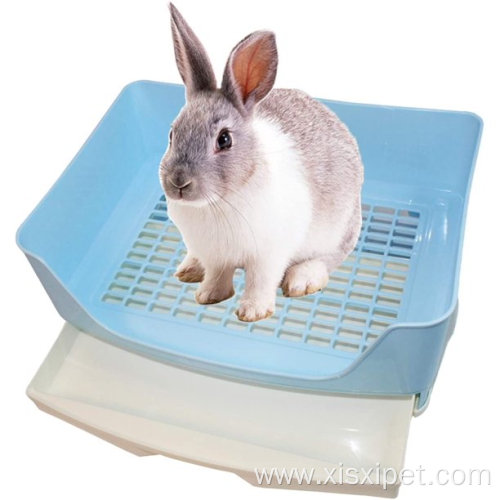 Rabbit Litter Box Trainer Potty Corner Toilet Drawer